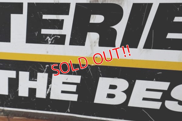 画像6: dp-220801-19 CENTENNIAL BATTERIES / Large Metal Sign