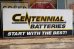 画像1: dp-220801-19 CENTENNIAL BATTERIES / Large Metal Sign (1)