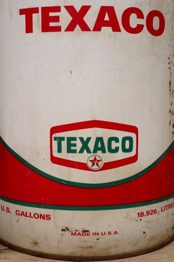 画像2: dp-220810-04 TEXACO / 1960's 5 U.S.Gallons Oil Can