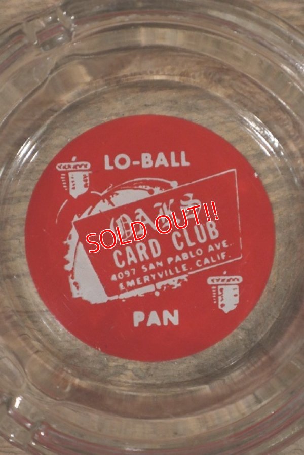 画像1: dp-220719-39 LO-BALL OAKS CARD CLUB / Vintage Ashtray 