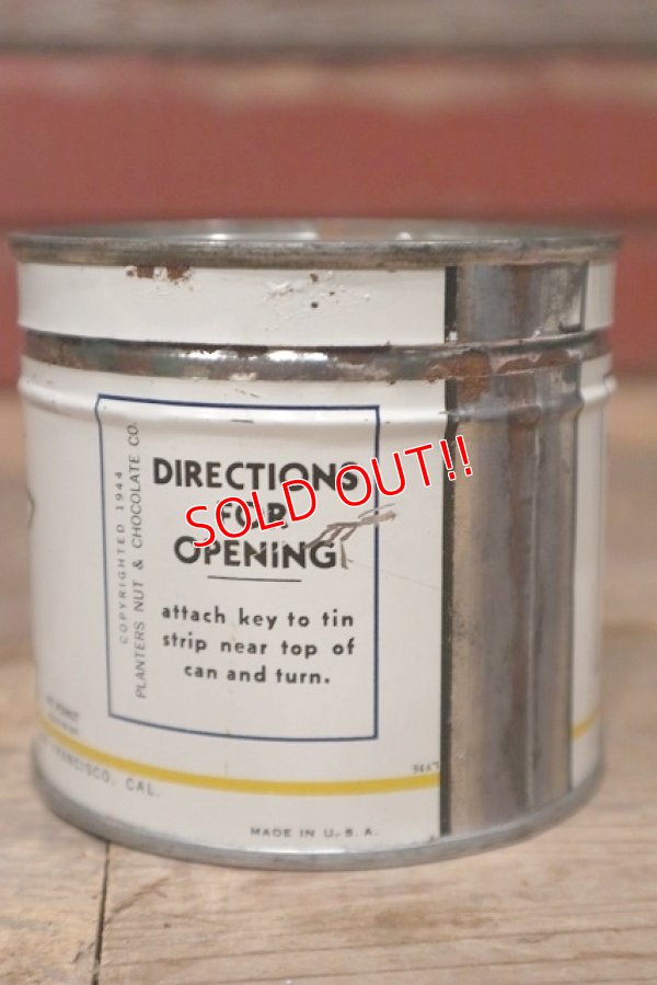 画像4: ct-220810-02 PLANTERS / MR.PEANUT 1940's Salted MIXED NUTS Can