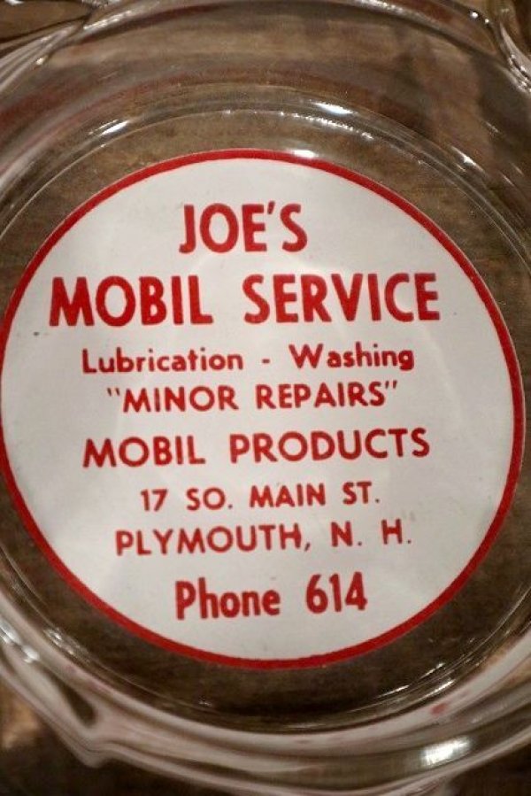 画像1: dp-220901-01 JOE'S MOBIL SERVICE / Vintage Ashtray