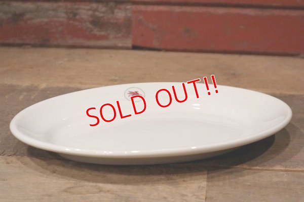 画像4: dp-220901-07 Mobil / Jackson Custom China Vintage Oval Plate