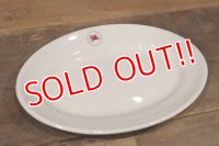 dp-220901-07 Mobil / Jackson Custom China Vintage Oval Plate