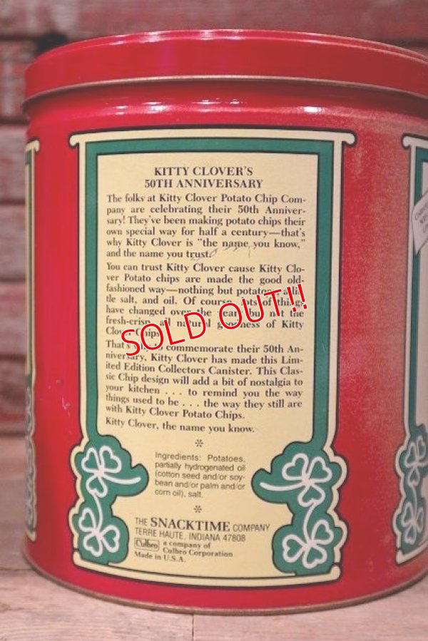 画像3: dp-220501-21 Kitty Clover / Vintage Potato Chips Can