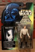ct-211001-43 STAR WARS / POTF HAN SOLO with Carbonite Block Green Card