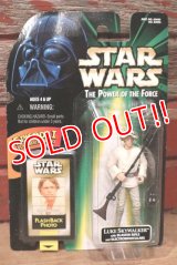 ct-211001-43 STAR WARS / POTF LUKE SKYWALKER with BLASTER RIFLE Green Card