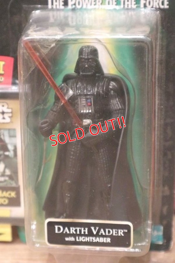 画像2: ct-211001-43 STAR WARS / POTF DARTH VADER with LIGHTSABER Green Card