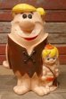 画像1: ct-220801-04 Barney & Bamm Bamm / 1970's Plastic Coin Bank (1)