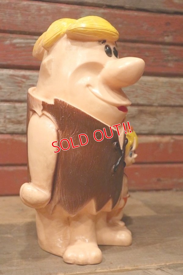 画像4: ct-220801-04 Barney & Bamm Bamm / 1970's Plastic Coin Bank