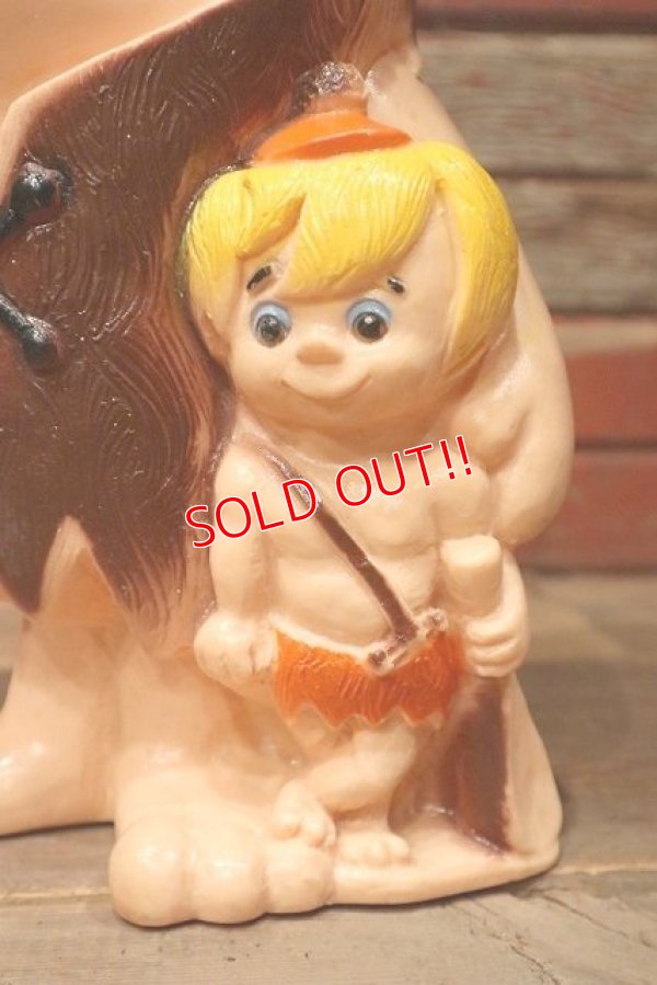 画像3: ct-220801-04 Barney & Bamm Bamm / 1970's Plastic Coin Bank