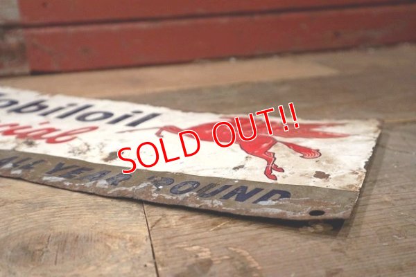 画像9: dp-220901-08 Mobiloil Special / 〜1950's W-side Metal Sign