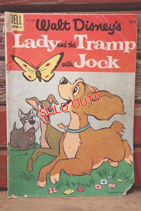 画像1: ct-220401-01 Lady and the Tramp and Jock / DELL 1955 Comic