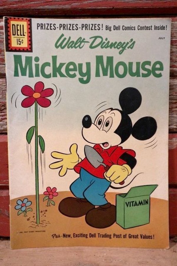 画像1: ct-220401-01 Mickey Mouse / DELL 1961 Comic