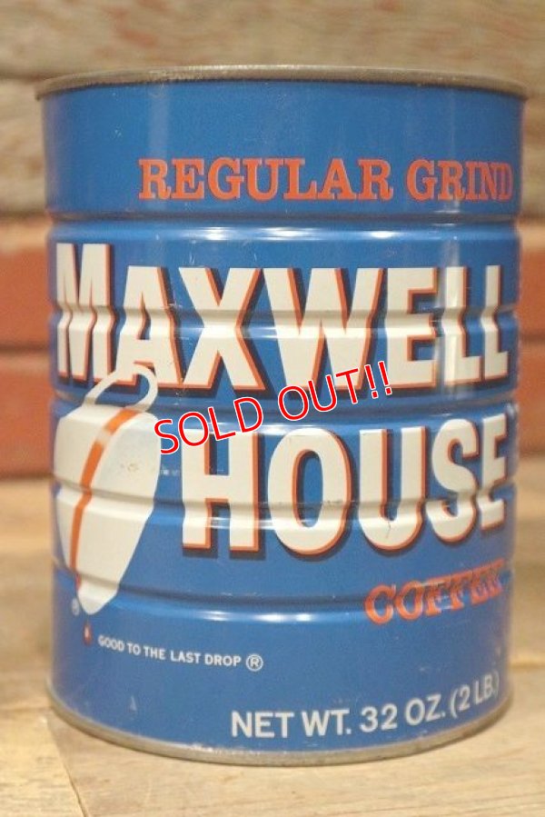 画像1: dp-220901-20 MAXWELL HOUSE COFFEE / Vintage Tin Can