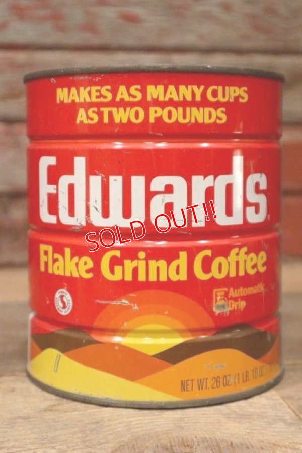 画像1: dp-220901-21 Edwards Flake Coffee / Vintage Tin Can