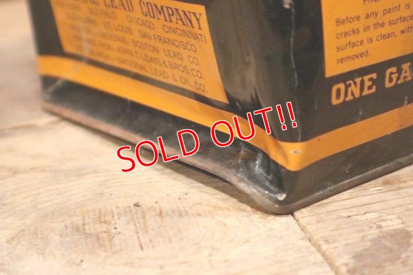 画像9: dp-220901-14 DUTCH BOY / 1940's LEAD MIXING OIL ONE GALLON Can