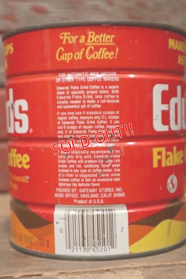 画像6: dp-220901-21 Edwards Flake Coffee / Vintage Tin Can