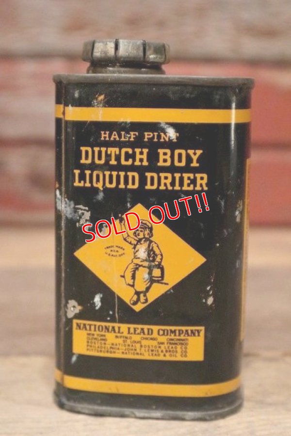 画像3: dp-220901-12 DUTCH BOY / 1940's-1950's LIQUID DRIER Can