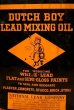 画像2: dp-220901-14 DUTCH BOY / 1940's LEAD MIXING OIL ONE GALLON Can (2)