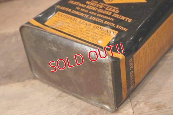 画像10: dp-220901-14 DUTCH BOY / 1940's LEAD MIXING OIL ONE GALLON Can