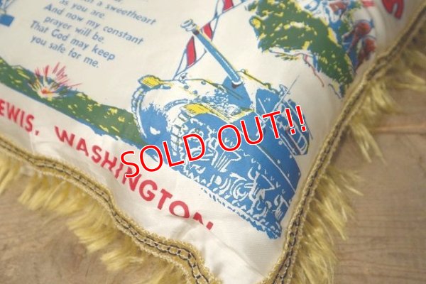 画像6: dp-220901-15 U.S.ARMY "FORT LEWIS, WASHINGTON" 1950's-1960's Cushion