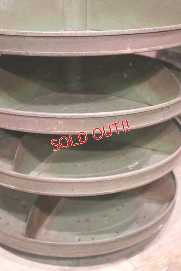 画像7: dp-220719-02 Industrial Rotating Round Parts Rack