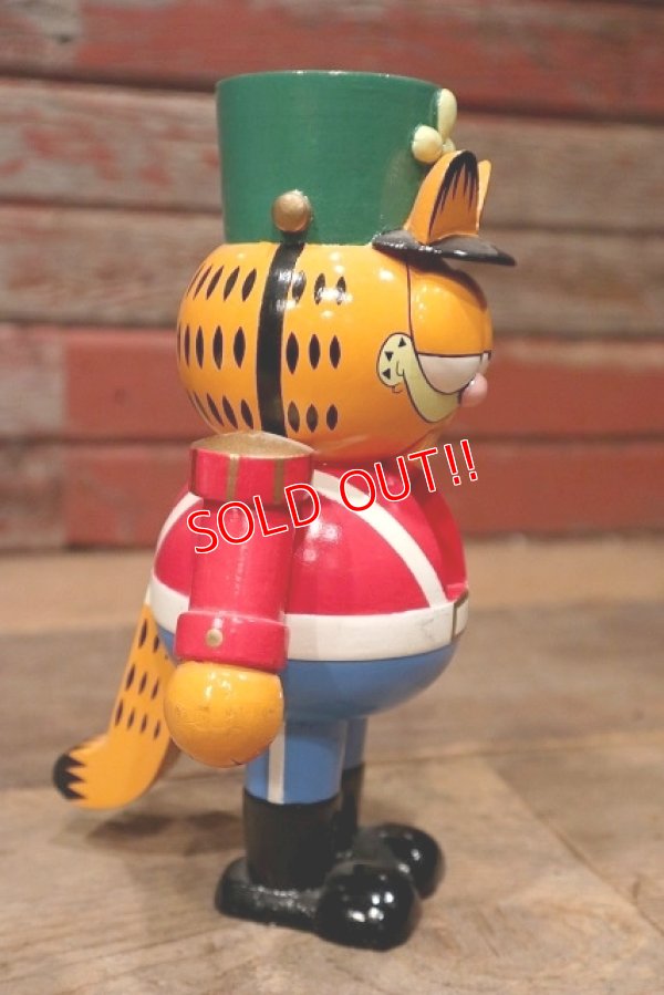 画像4: ct-220901-14 Garfield / Enesco 1980's Wooden Christmas Nutcracker