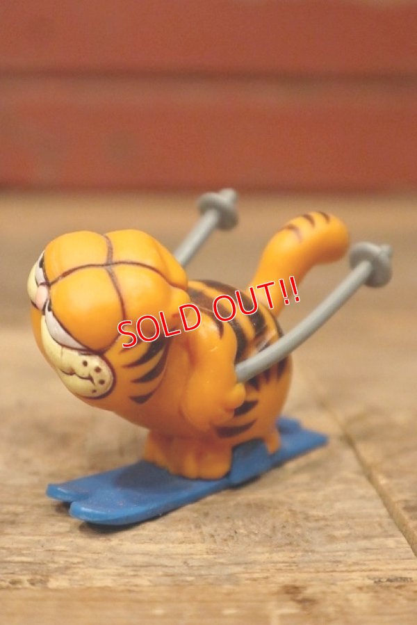 画像2: ct-220901-14 Garfield / 1980's PVC Figure "Ski"