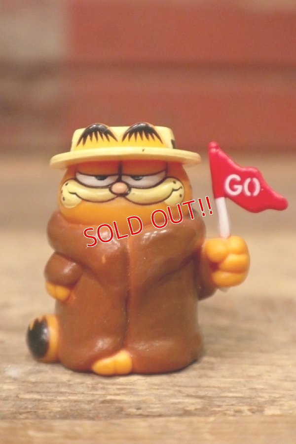 画像1: ct-220901-14 Garfield / 1980's PVC Figure "Pennant"