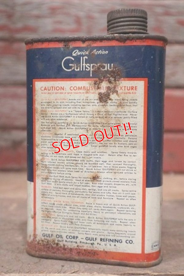 画像4: dp-220901-74 GULF / Gulfspray 1930's Kills Bugs Can