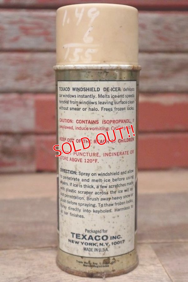 画像4: dp-220901-80 TEXACO / 1960's Windshield De-Icer Can
