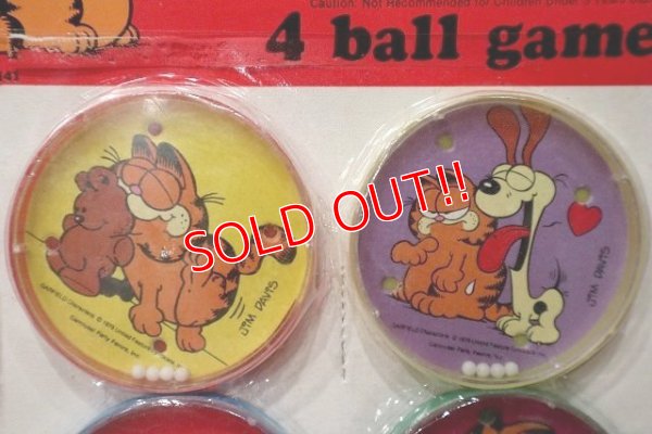 画像2: ct-220901-14 Garfield / 1978〜1980's 4 Ball Games