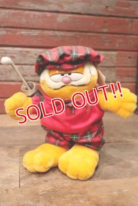 ct-220901-14 Garfield / FINE TOY 1980's〜1990's  Plush Doll "Golf"