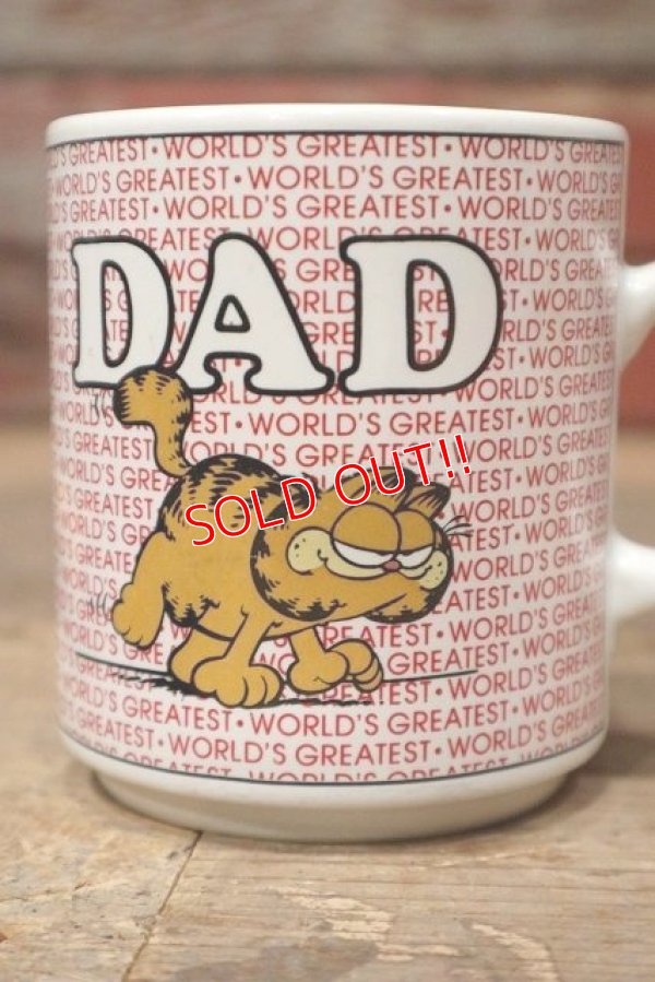 画像2: ct-220901-14 Garfield / ENESCO 1980's "World's Greatest Dad" Mug