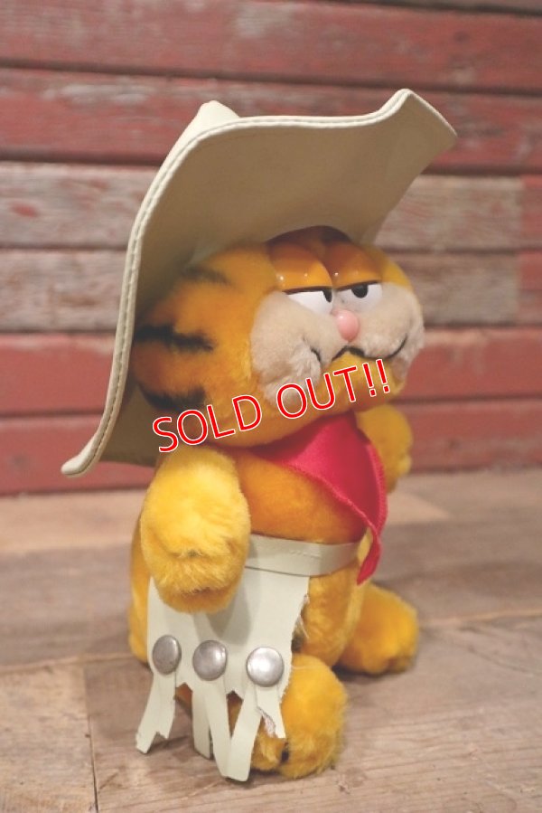 画像4: ct-220901-14 Garfield / DAKIN 1980's Plush Doll "Cowboy"