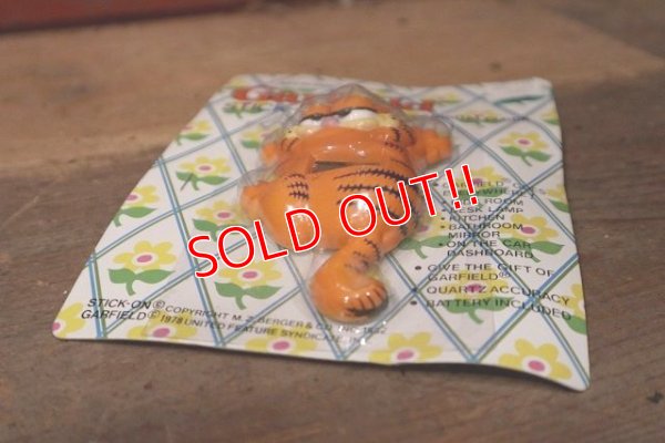 画像5: ct-220901-14 Garfield / NELSONIC 1982 STICK-ON CLOCK