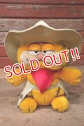 ct-220901-14 Garfield / DAKIN 1980's Plush Doll "Cowboy"