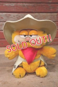 ct-220901-14 Garfield / DAKIN 1980's Plush Doll "Cowboy"