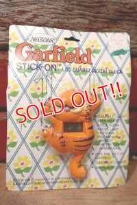ct-220901-14 Garfield / NELSONIC 1982 STICK-ON CLOCK