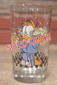ct-220901-14 Garfield / 1980's "Garfield's Cafe" Glass