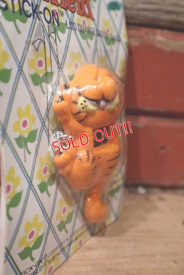 画像3: ct-220901-14 Garfield / NELSONIC 1982 STICK-ON CLOCK