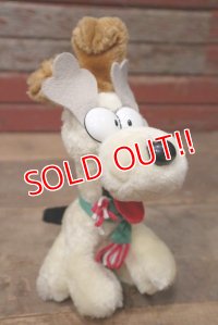 ct-220901-14 Garfield・Odie / McDonald's Canada 1991 Christmas Plush Doll "Reindeer"
