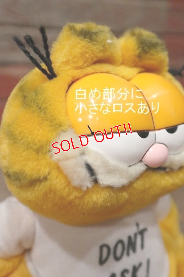 画像3: ct-220901-14 Garfield / DAKIN 1980's Plush Doll "Don't Ask!"