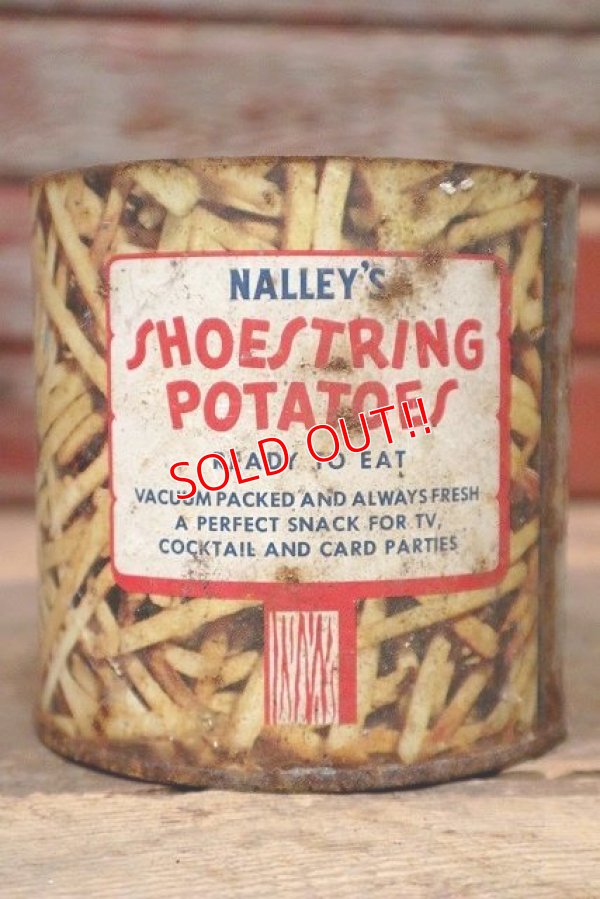 画像2: dp-220901-66 NALLEY'S SHOESTRING POTATOES / Vintage Tin Can