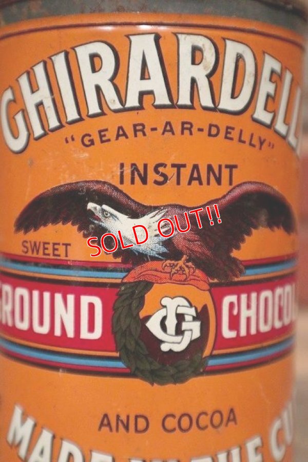 画像2: dp-220901-64 GHIRARDELLI GROUND CHOCOLATE / Vintage Tin Can