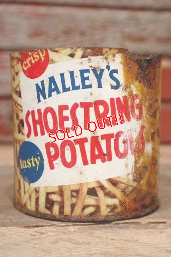 画像1: dp-220901-66 NALLEY'S SHOESTRING POTATOES / Vintage Tin Can