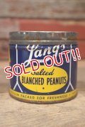 dp-220901-67 Lang's FANCY NUTS Salted BLANCHED PEANUTS / Vintage Tin Can