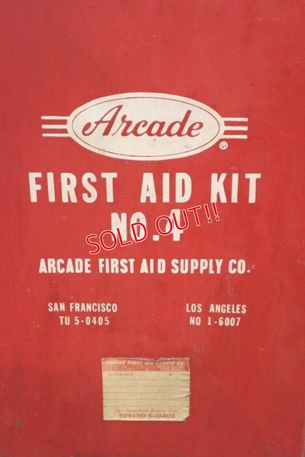 画像2: dp-220901-23 Arcade / Vintage FIRST AID KIT BOX