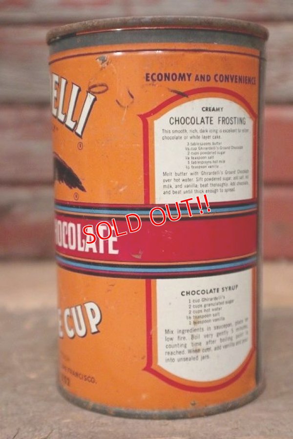 画像3: dp-220901-64 GHIRARDELLI GROUND CHOCOLATE / Vintage Tin Can
